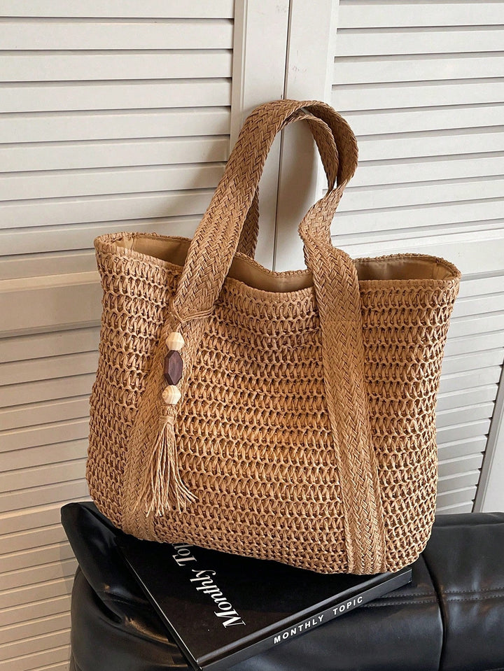 Nuria | Bolso Bandolera Bohemio de Paja