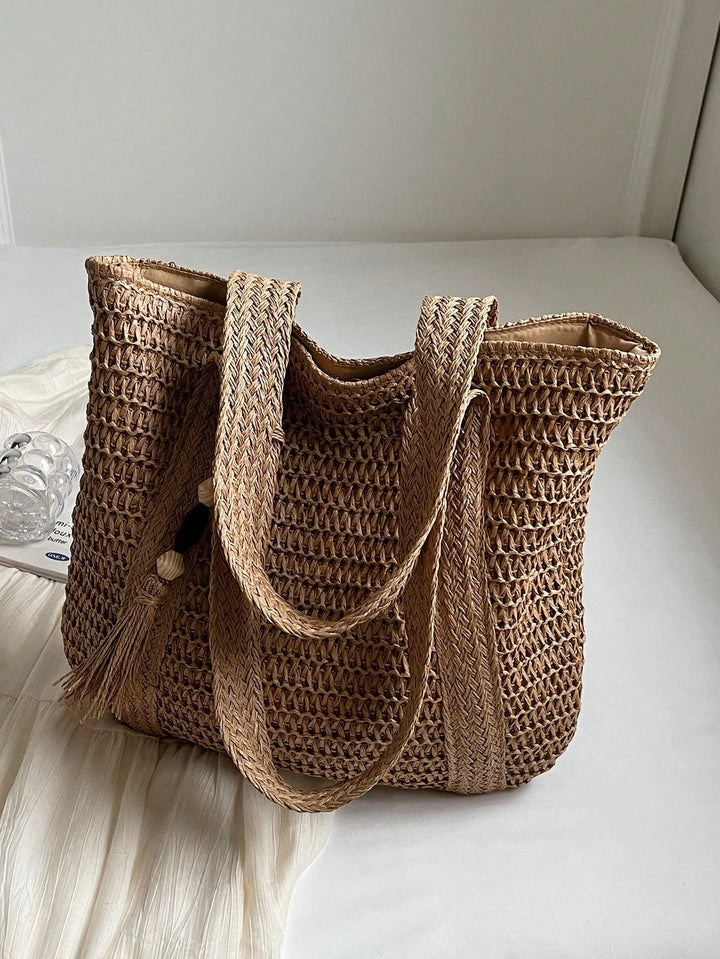 Nuria | Bolso Bandolera Bohemio de Paja