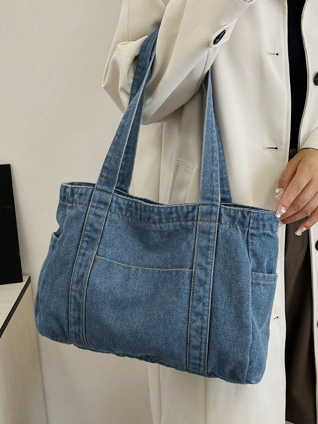 Elena | Bolso de Hombro Azul
