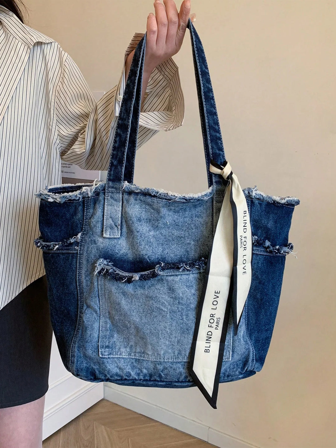Camila | Bolso Shopper Vaquero Tie-Dye