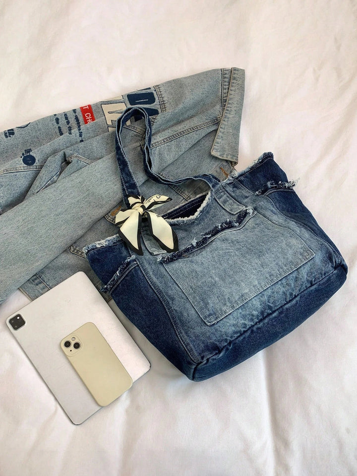 Camila | Bolso Shopper Vaquero Tie-Dye