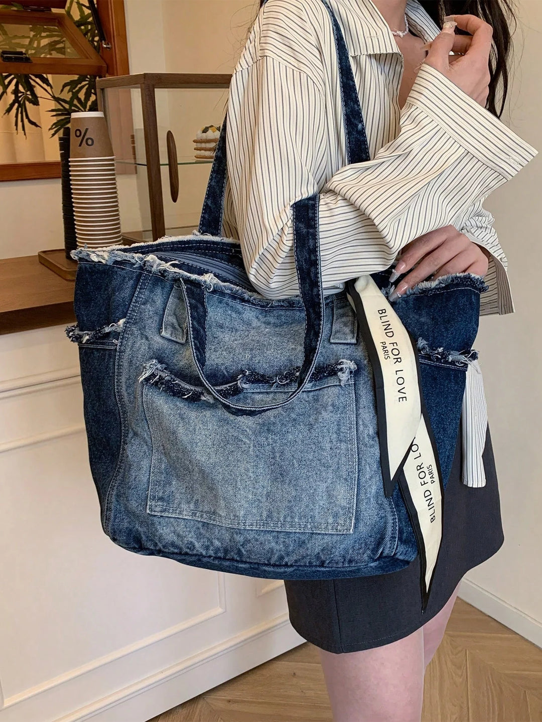 Camila | Bolso Shopper Vaquero Tie-Dye