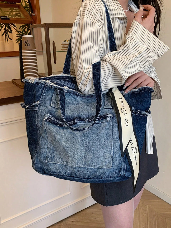 Camila | Bolso Shopper Vaquero Tie-Dye
