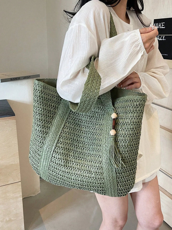 Nuria | Bolso Bandolera Bohemio de Paja