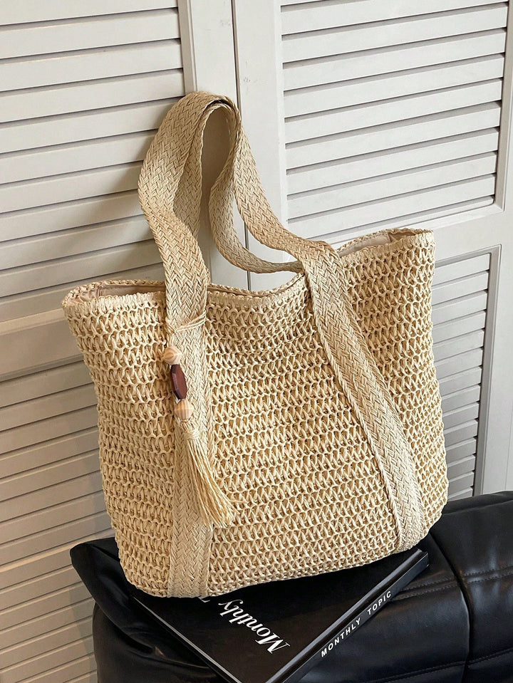 Nuria | Bolso Bandolera Bohemio de Paja