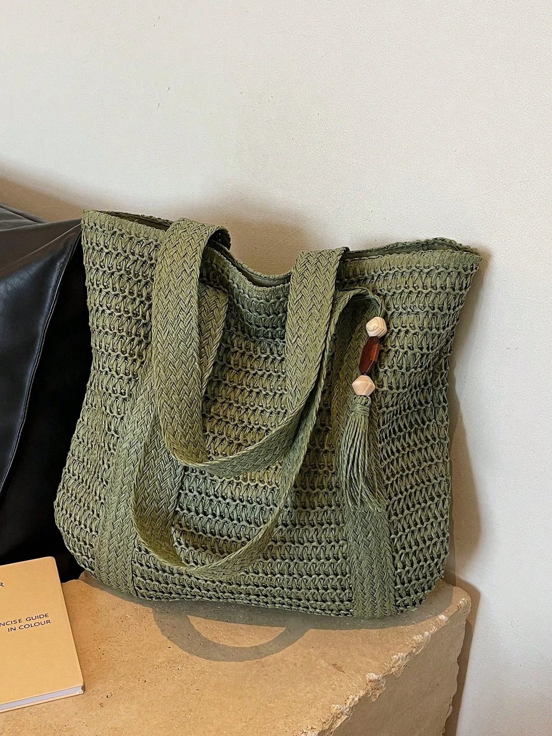 Nuria | Bolso Bandolera Bohemio de Paja