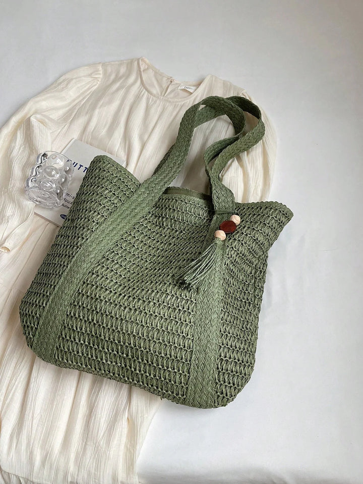 Nuria | Bolso Bandolera Bohemio de Paja