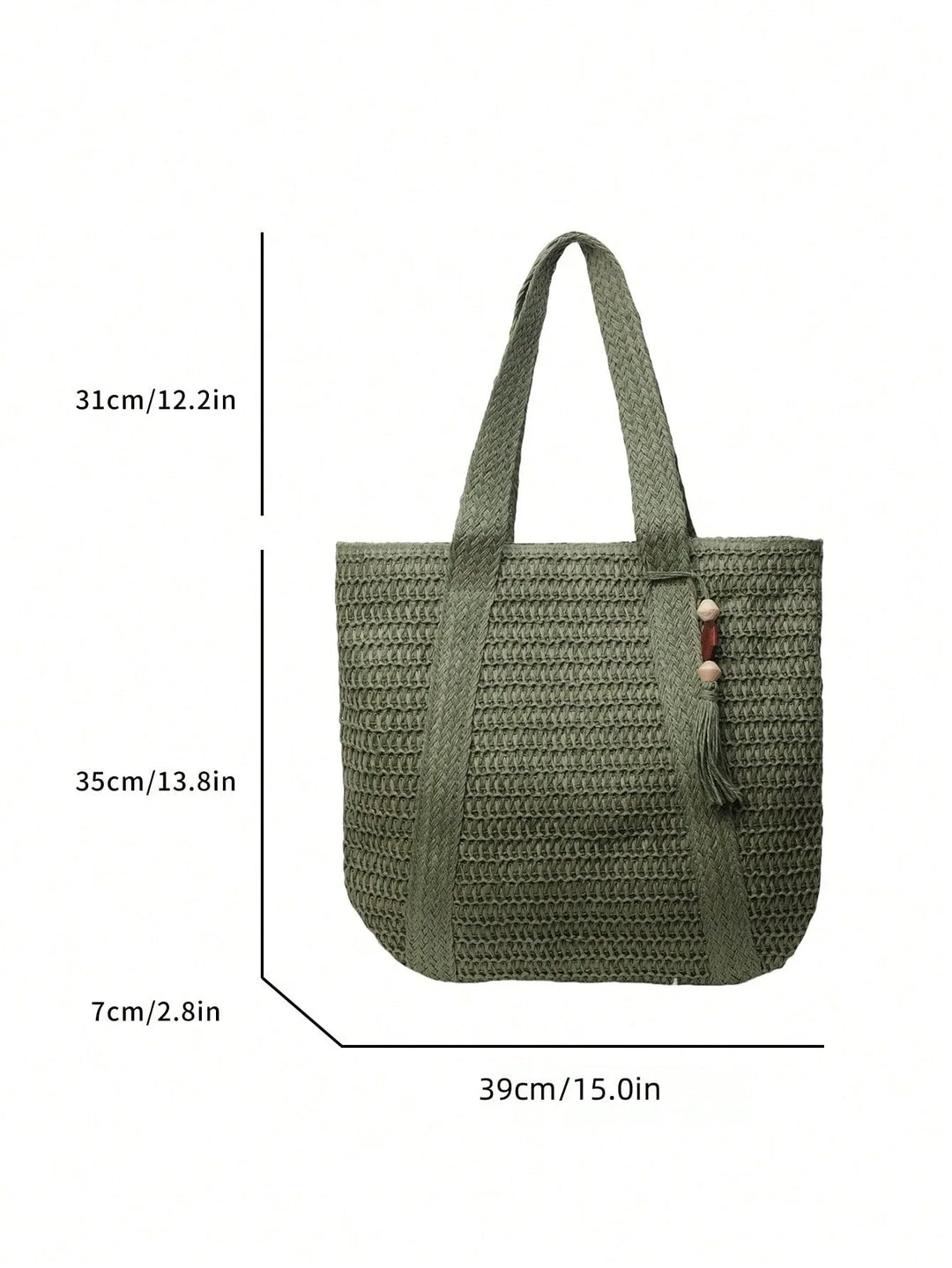 Nuria | Bolso Bandolera Bohemio de Paja