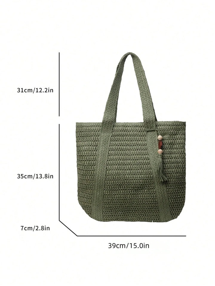 Nuria | Bolso Bandolera Bohemio de Paja