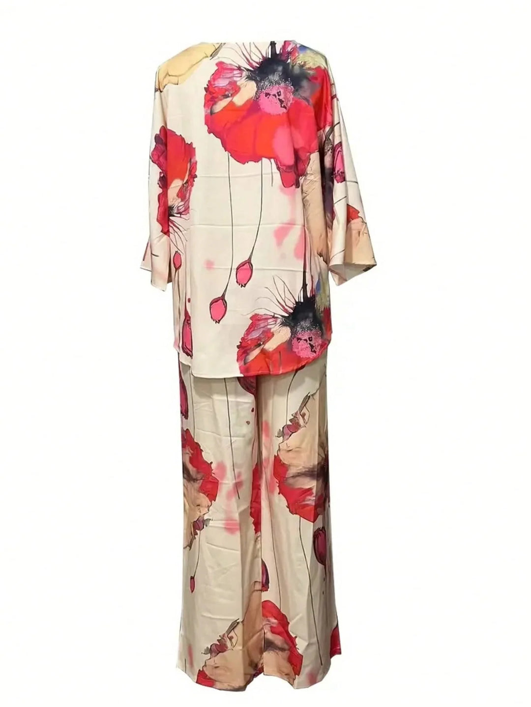 Maritza | Conjunto Curvy Floral de Top y Pantalón