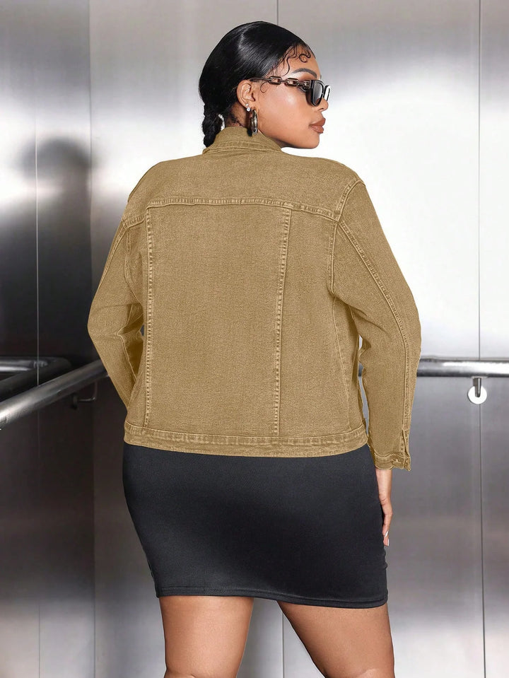 Fernanda | Chaqueta Vaquera Curvy de Botón