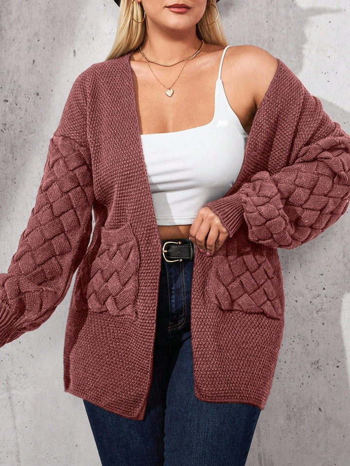 Bárbara | Cárdigan Curvy Abierto con Bolsillos