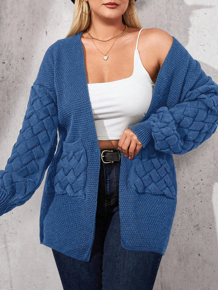 Bárbara | Cárdigan Curvy Abierto con Bolsillos