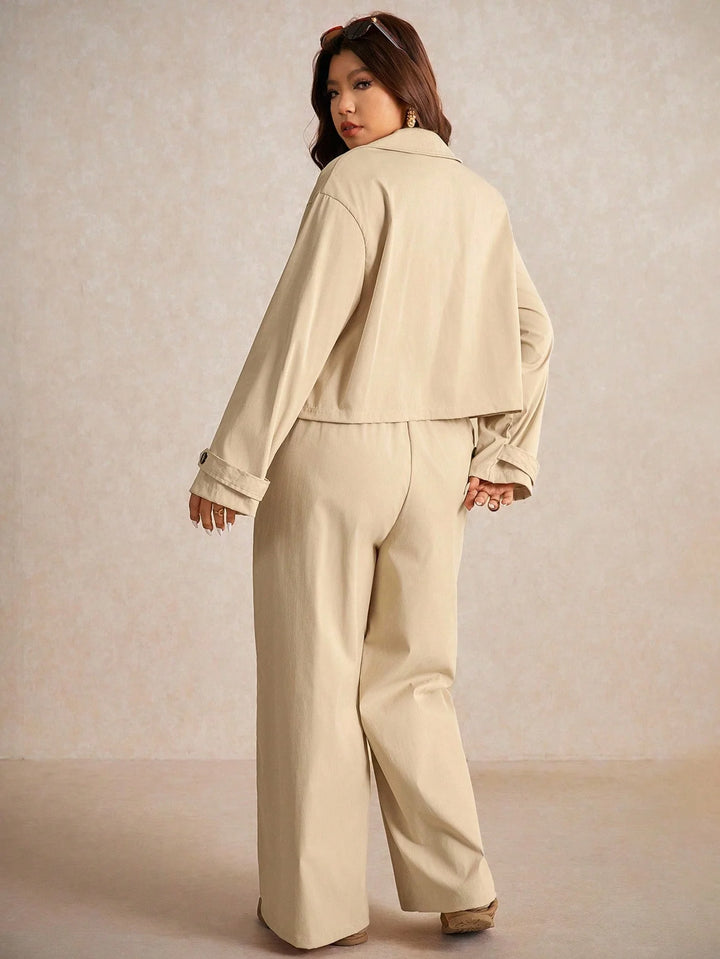 Lorena | Conjunto Curvy de Cortavientos y Pantalón