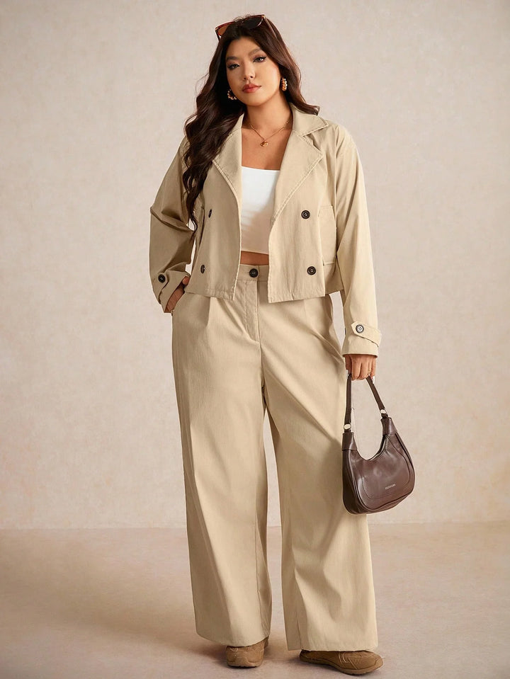 Lorena | Conjunto Curvy de Cortavientos y Pantalón