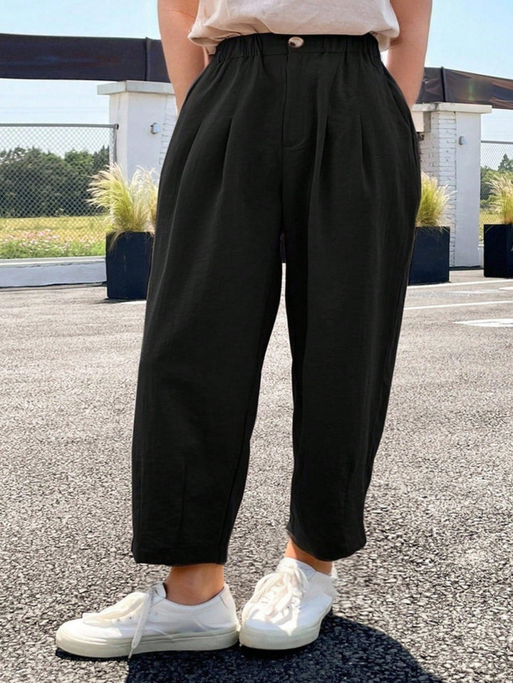 Nidia | Pantalón Culotte Curvy de Cintura Elástica