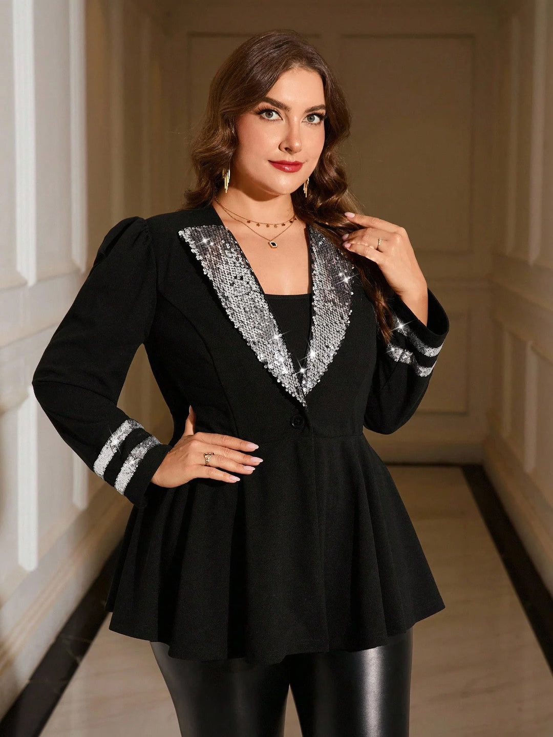 Ágata | Blazer Curvy Elegante de Otoño