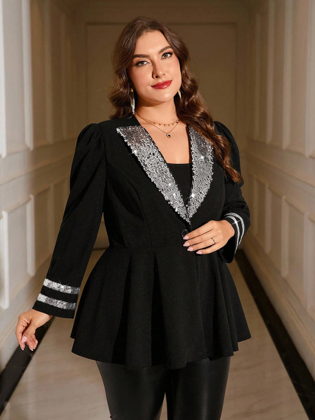Ágata | Blazer Curvy Elegante de Otoño