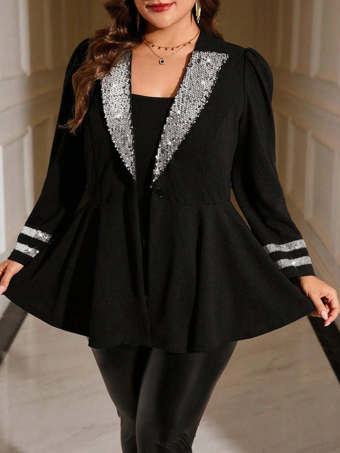 Ágata | Blazer Curvy Elegante de Otoño