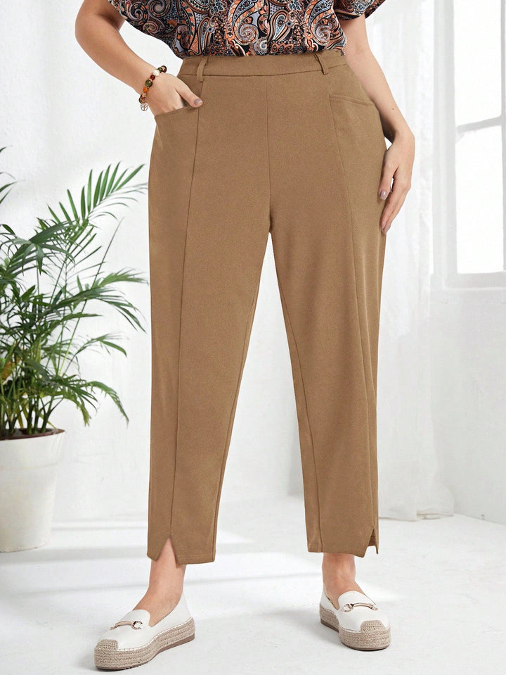 Ángela | Pantalón Curvy Casual con Bolsillos
