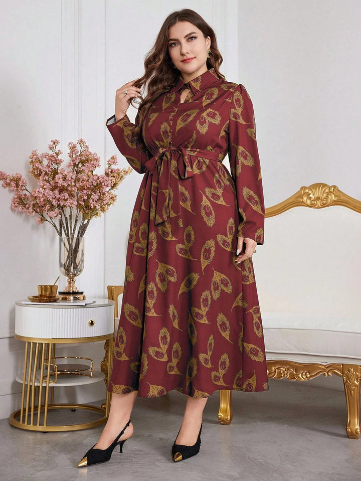 Beatriz | Vestido Camisero Curvy de Corte Evasé