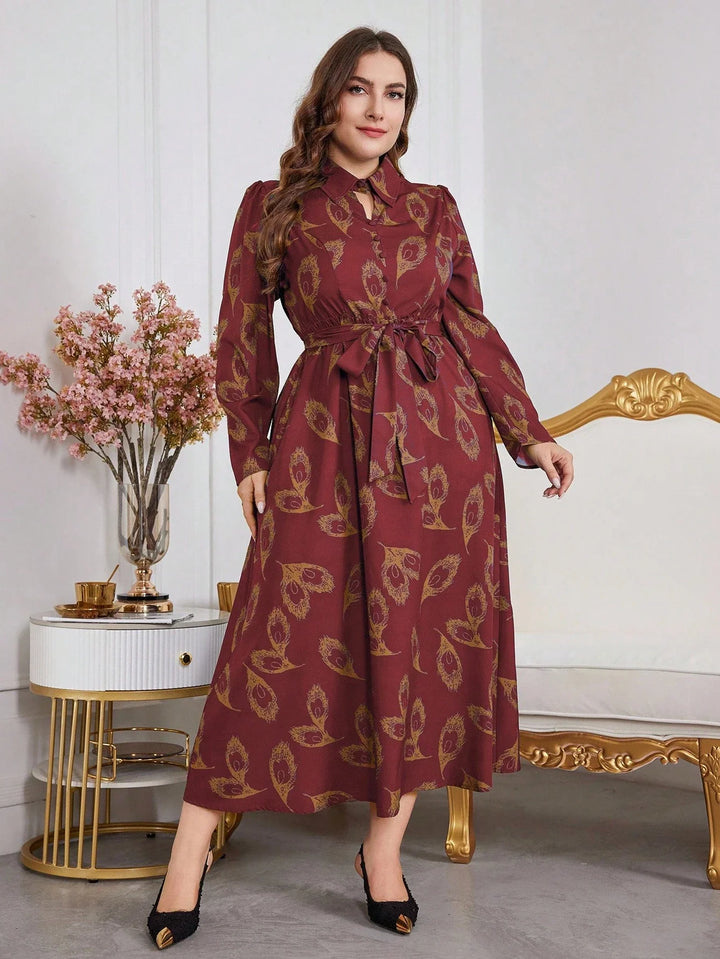 Beatriz | Vestido Camisero Curvy de Corte Evasé