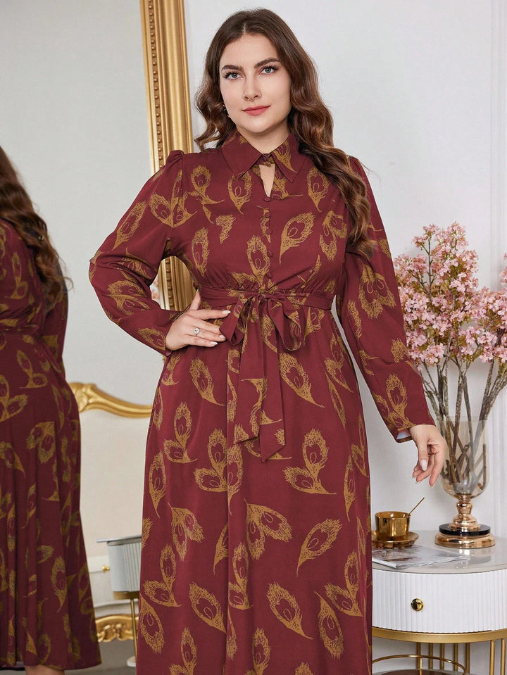 Beatriz | Vestido Camisero Curvy de Corte Evasé