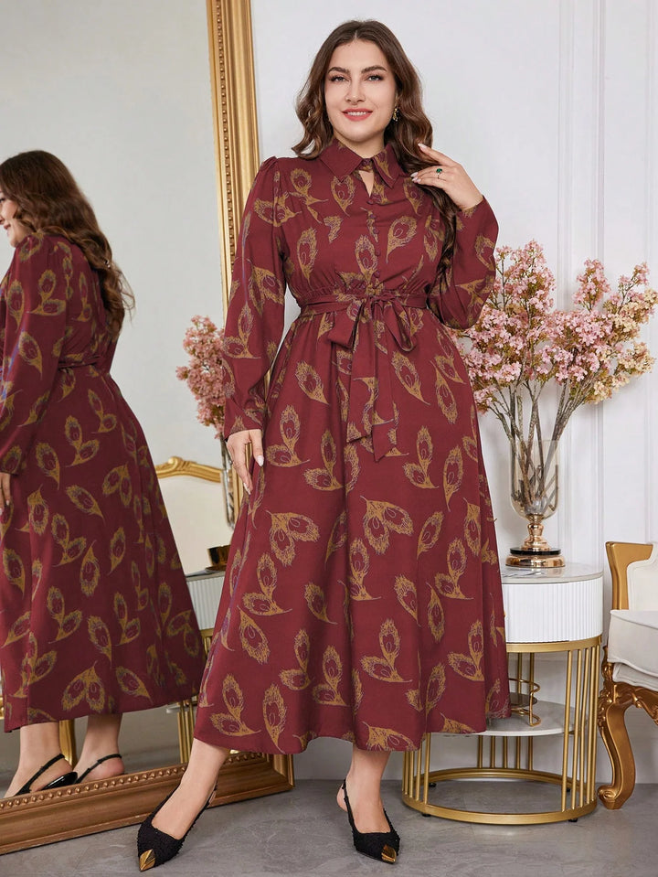Beatriz | Vestido Camisero Curvy de Corte Evasé