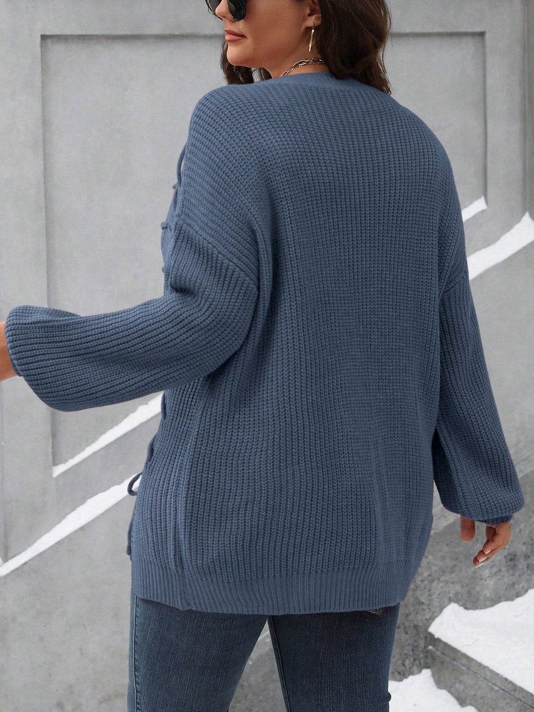 Camila | Jersey Oversize Curvy de Hombros Caídos