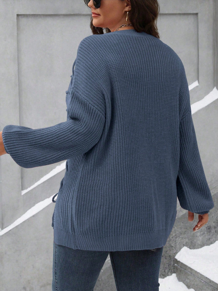 Camila | Jersey Oversize Curvy de Hombros Caídos