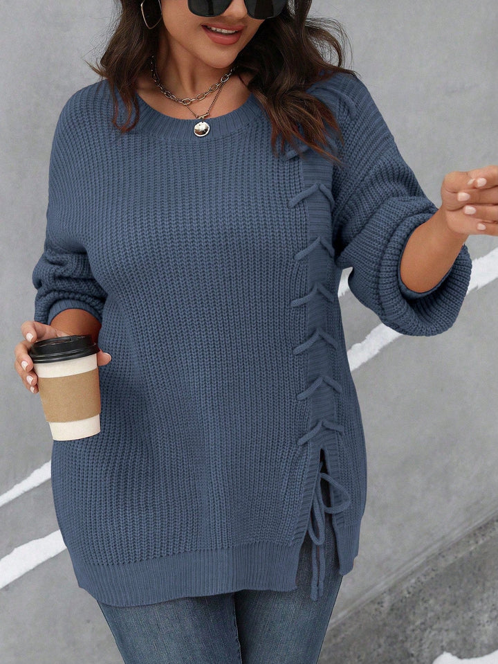 Camila | Jersey Oversize Curvy de Hombros Caídos