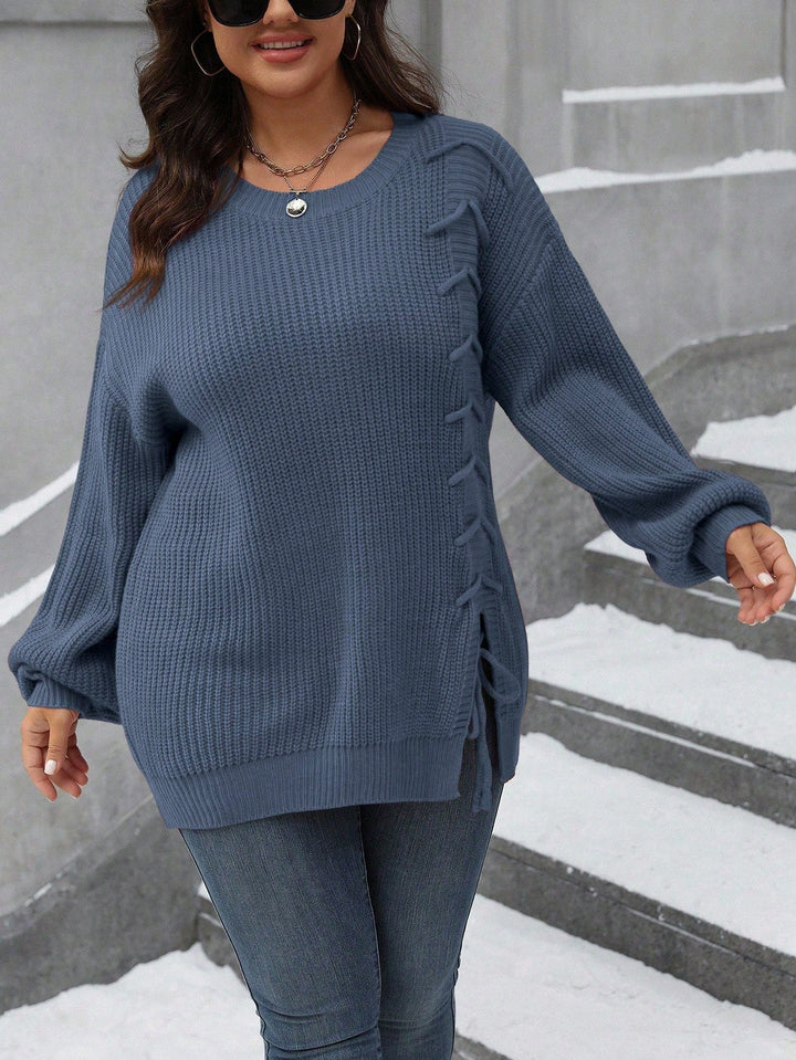 Camila | Jersey Oversize Curvy de Hombros Caídos