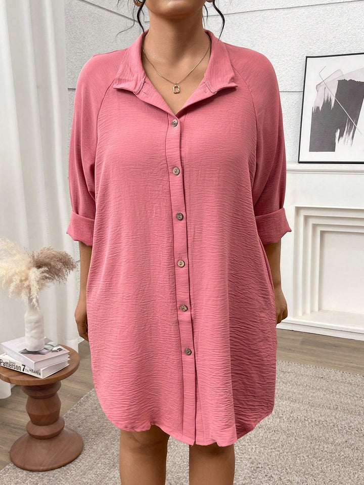 Maribel | Blusa Oversize Curvy con Botones