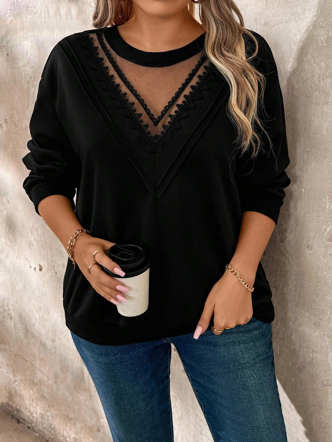 Gloria | Top Curvy de Tul y Patchwork