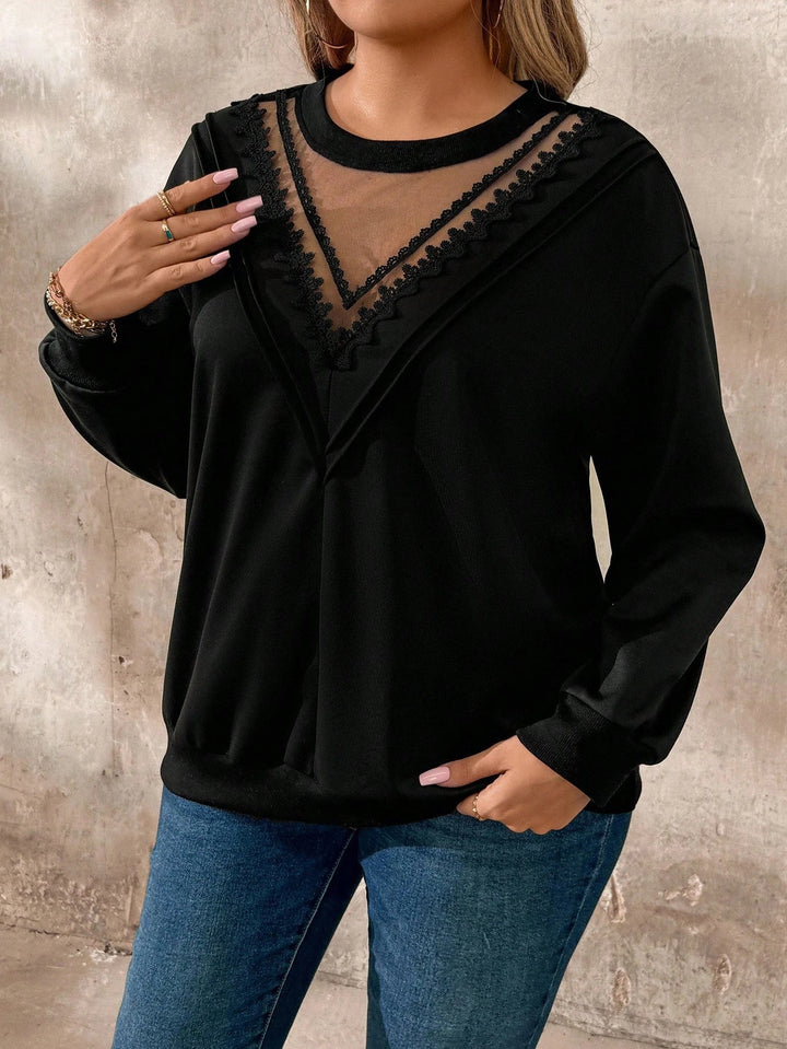 Gloria | Top Curvy de Tul y Patchwork