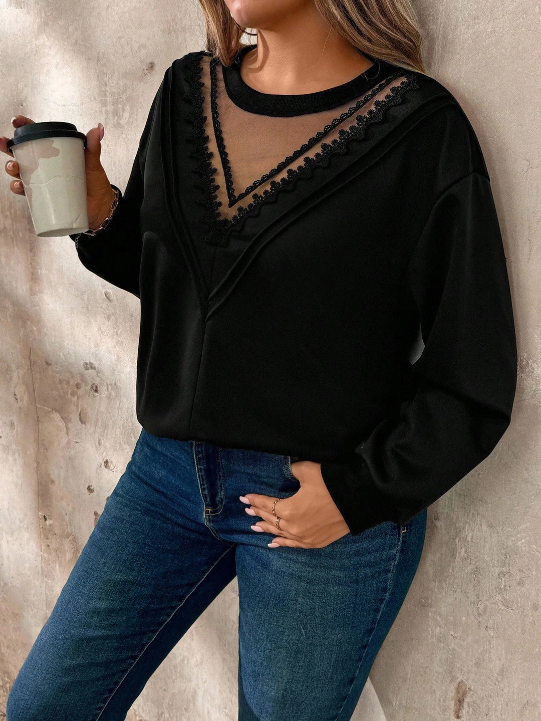 Gloria | Top Curvy de Tul y Patchwork