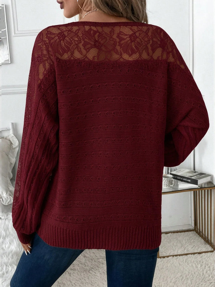 Teresa | Jersey Curvy con Detalles de Encaje