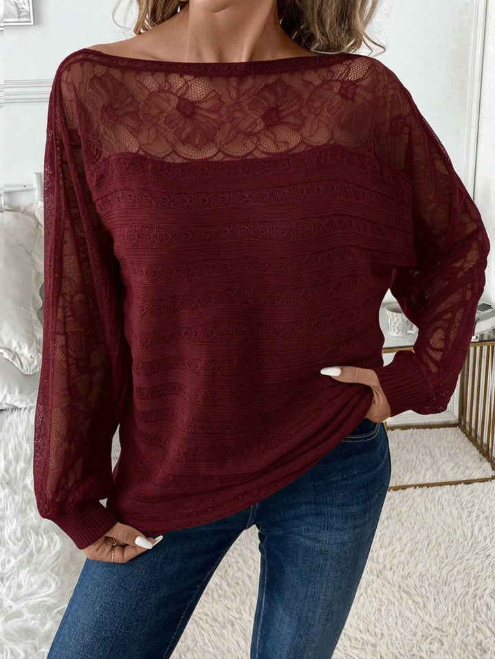 Teresa | Jersey Curvy con Detalles de Encaje
