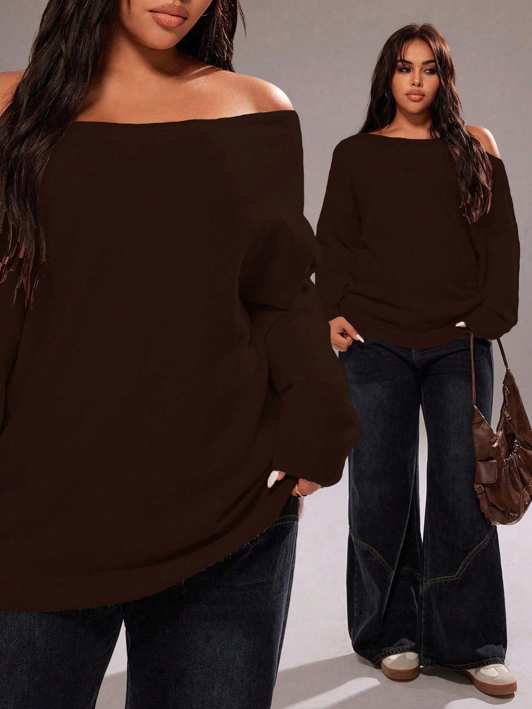 Tamara | Jersey Oversize Curvy Asimétrico