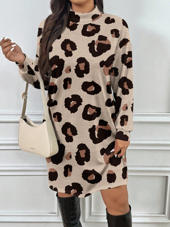 Irene | Vestido Midi Curvy de Leopardo