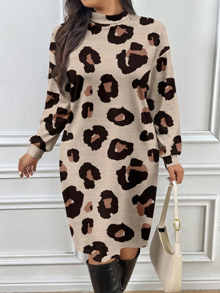 Irene | Vestido Midi Curvy de Leopardo