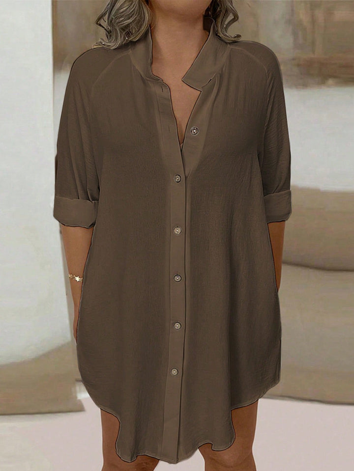 Maribel | Blusa Oversize Curvy con Botones