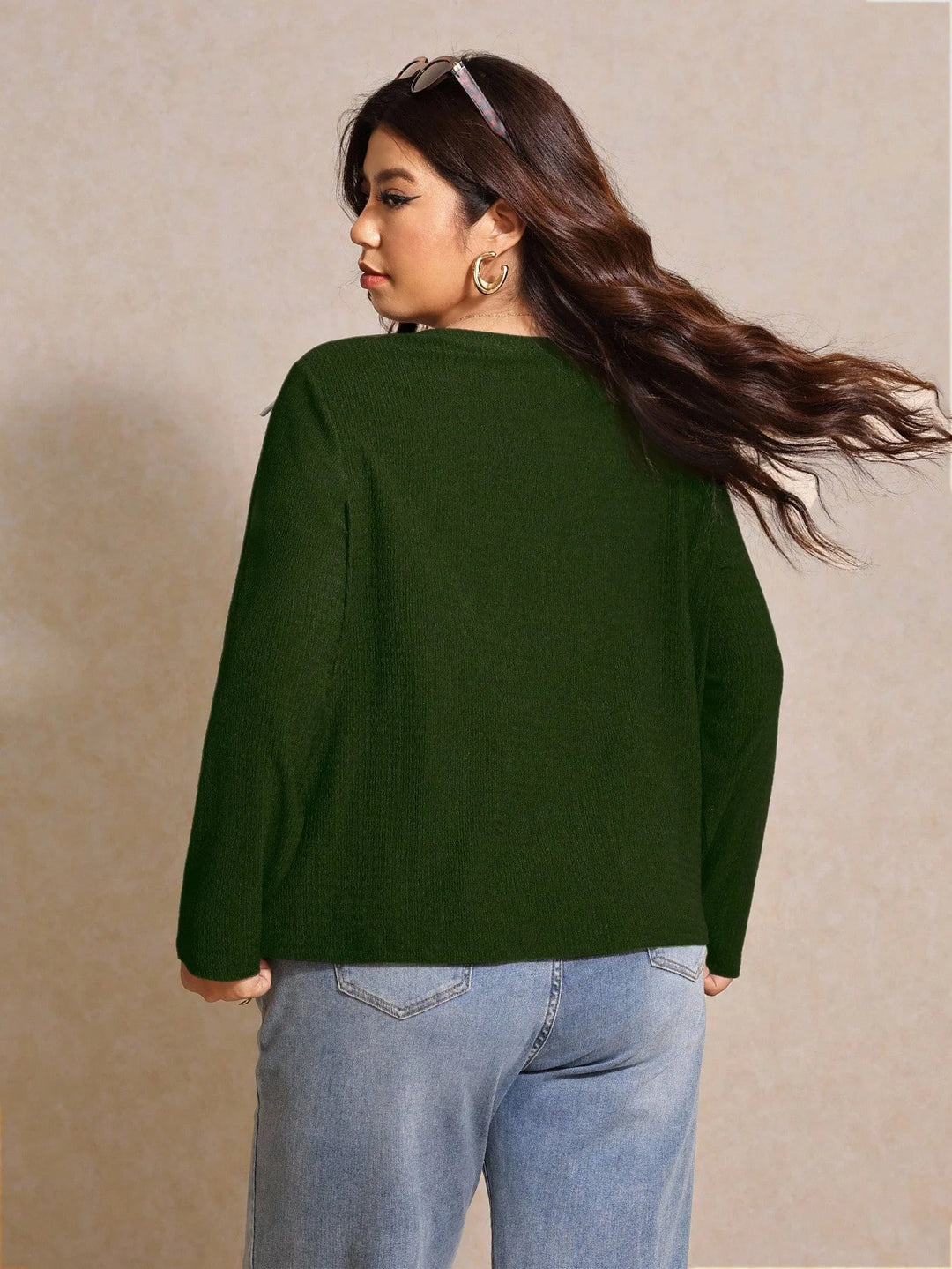 Marina | Top Curvy con Lazo y Cuello Redondo