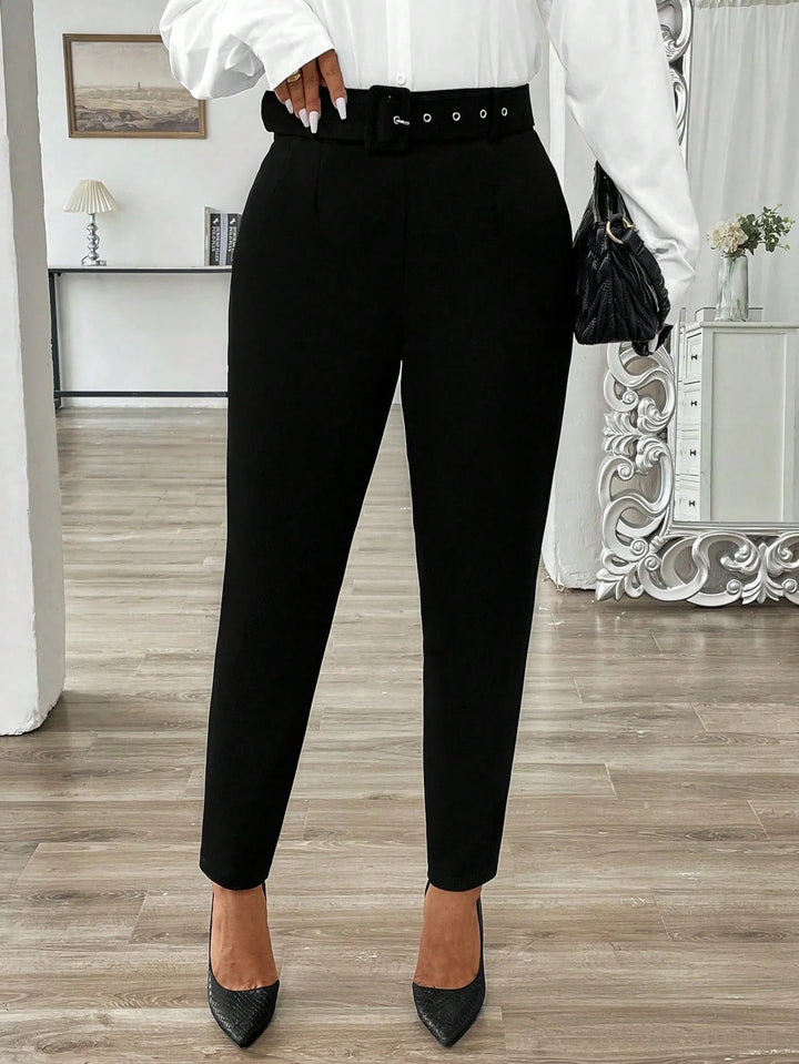 Milagros | Pantalón Curvy Casual Liso
