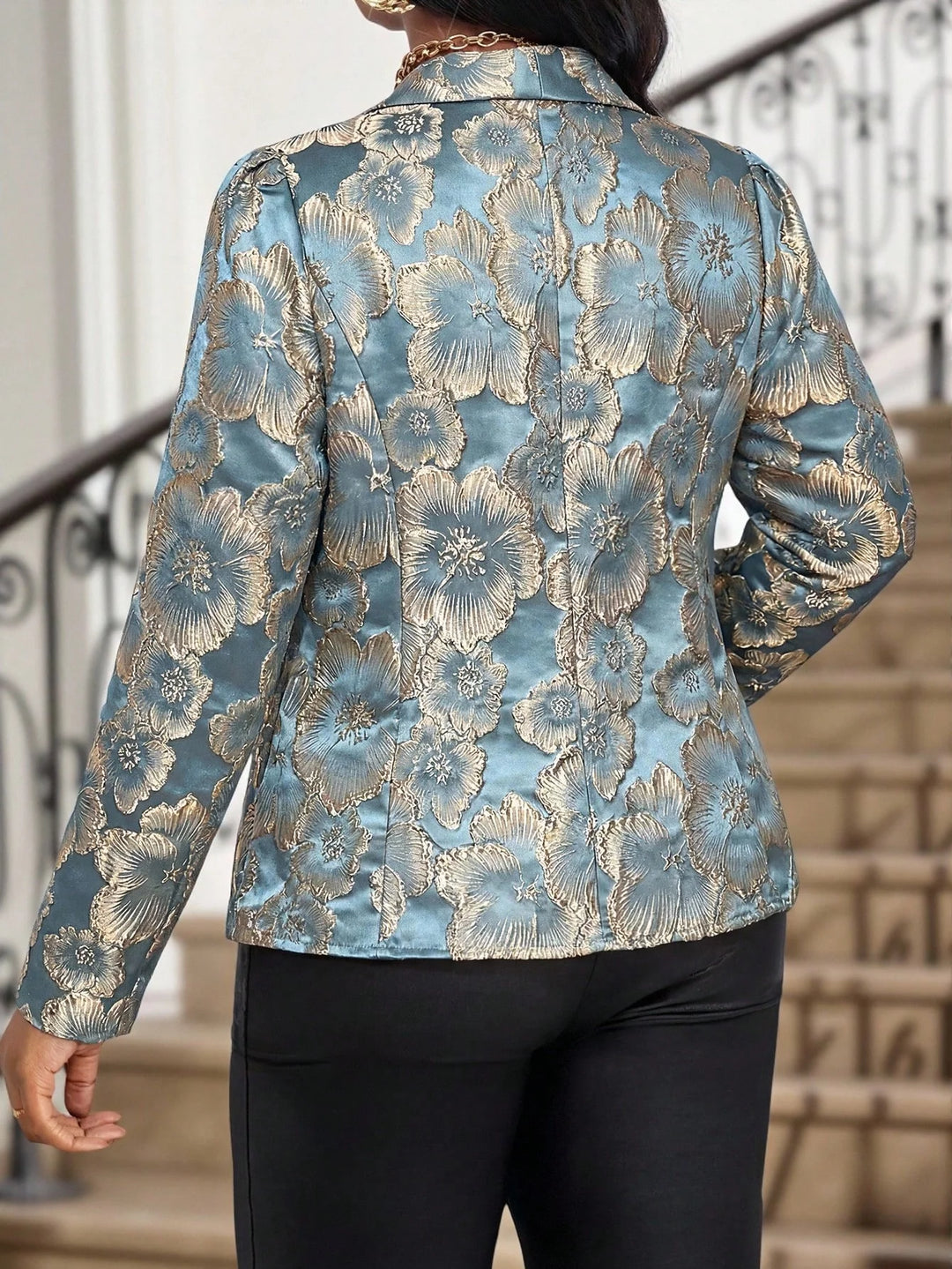 Trinidad | Blazer Curvy Jacquard de Fiesta