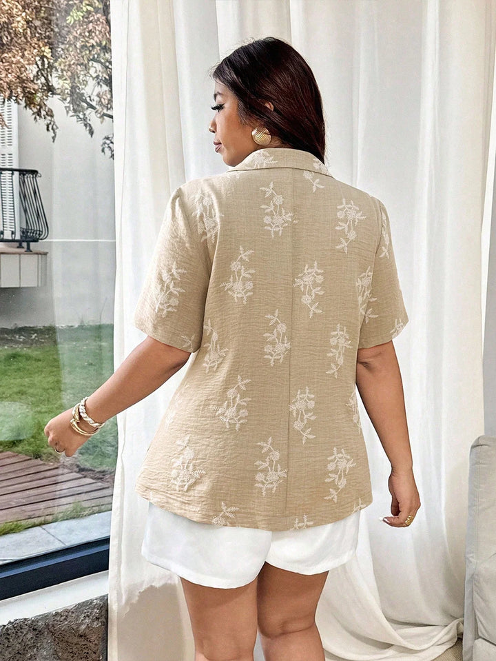 Nazaret | Blazer Curvy de Verano con Bordados