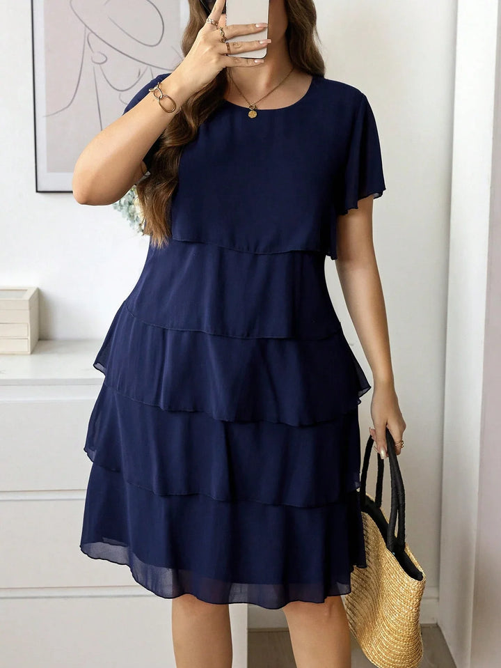 Leonor | Vestido Curvy de Volantes en Capas