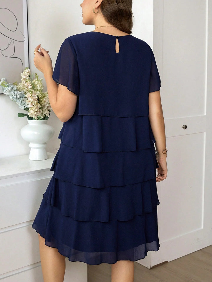 Leonor | Vestido Curvy de Volantes en Capas