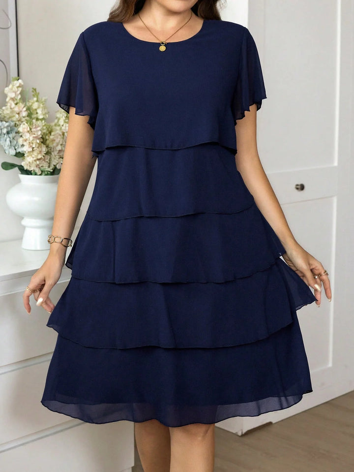 Leonor | Vestido Curvy de Volantes en Capas