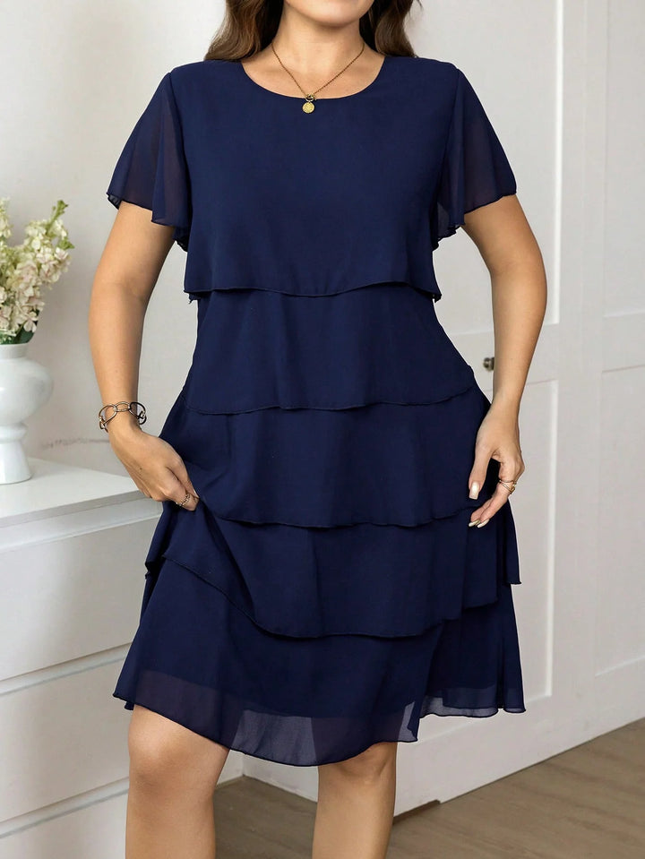 Leonor | Vestido Curvy de Volantes en Capas